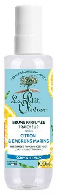 Le Petit Olivier Brume Parfumée Fraîcheur Citron & Embruns Marins 100 ml
