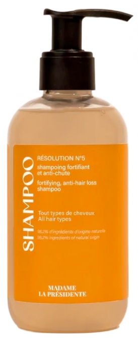 Madame la Présidente Résolution N°5 Shampoing Fortifiant et Anti-Chute Tous Types de Cheveux 250 ml
