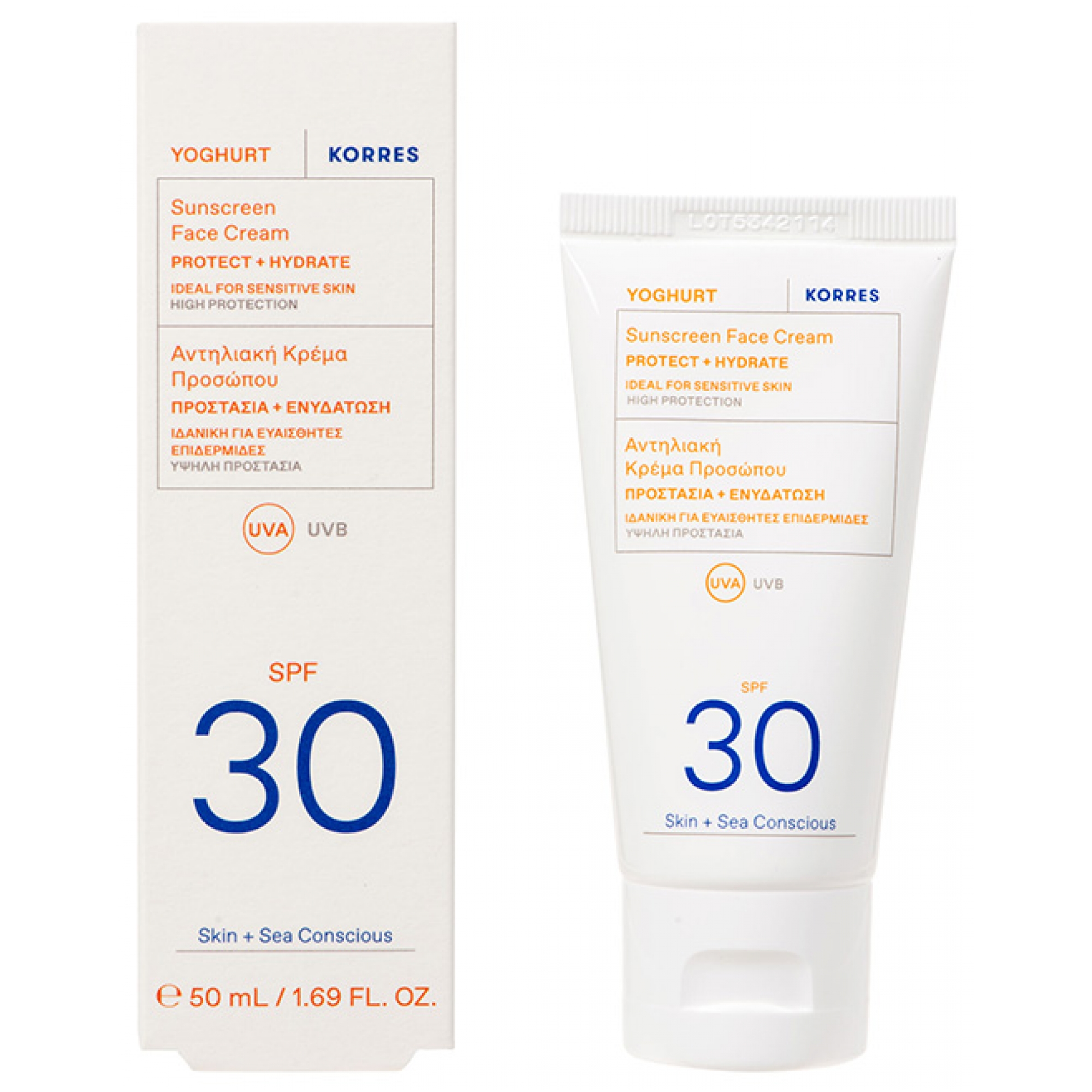 Korres Yoghurt Sonnencreme Gesicht SPF30 50Ml Ist Ein Leichter Sonnenschutz FüR