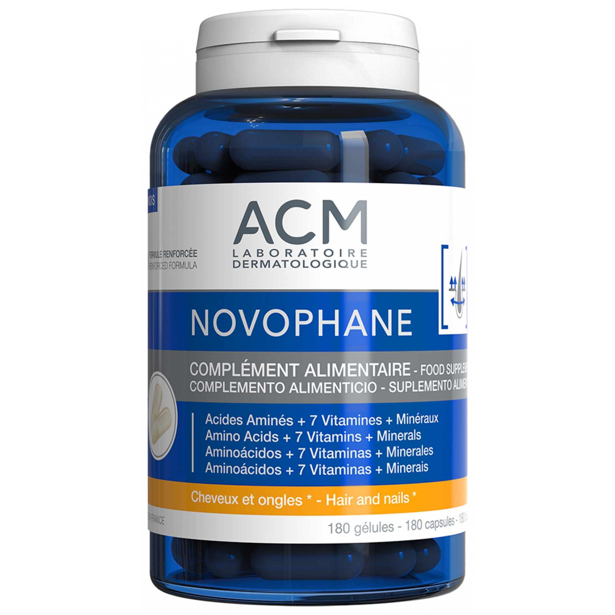 Laboratoire ACM Novophane 180 Pflanzenkapseln ist ein Nahrungsergänzungsmittel i - Bild 1 von 1
